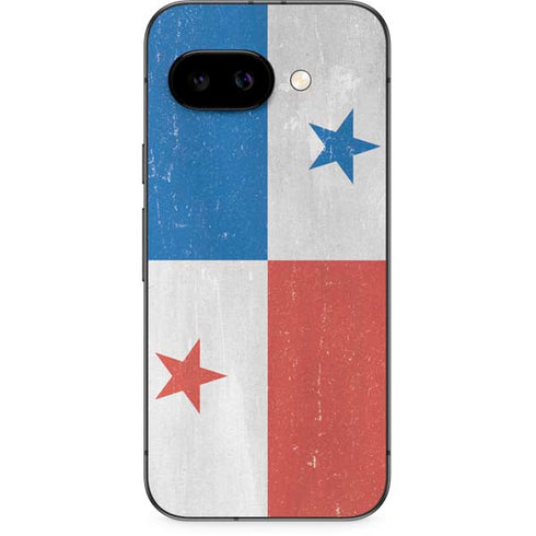 Panama Flag Distressed Google Pixel 9a Skin